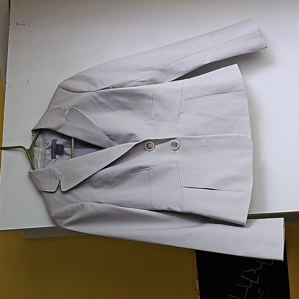 Ann Taylor Petites Gray Blazer